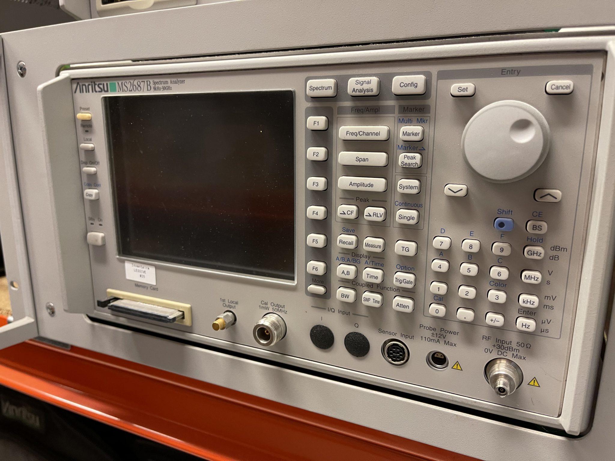 Anritsu Spectrum Analyzer MS2687B 9kHz 30GHz Skybrokers   Anritsu Spectrum Analyzer MS2687B Front View 2048x1536 