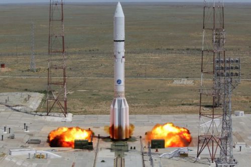 AsiaSat-9 lift-off on ILS Proton-M