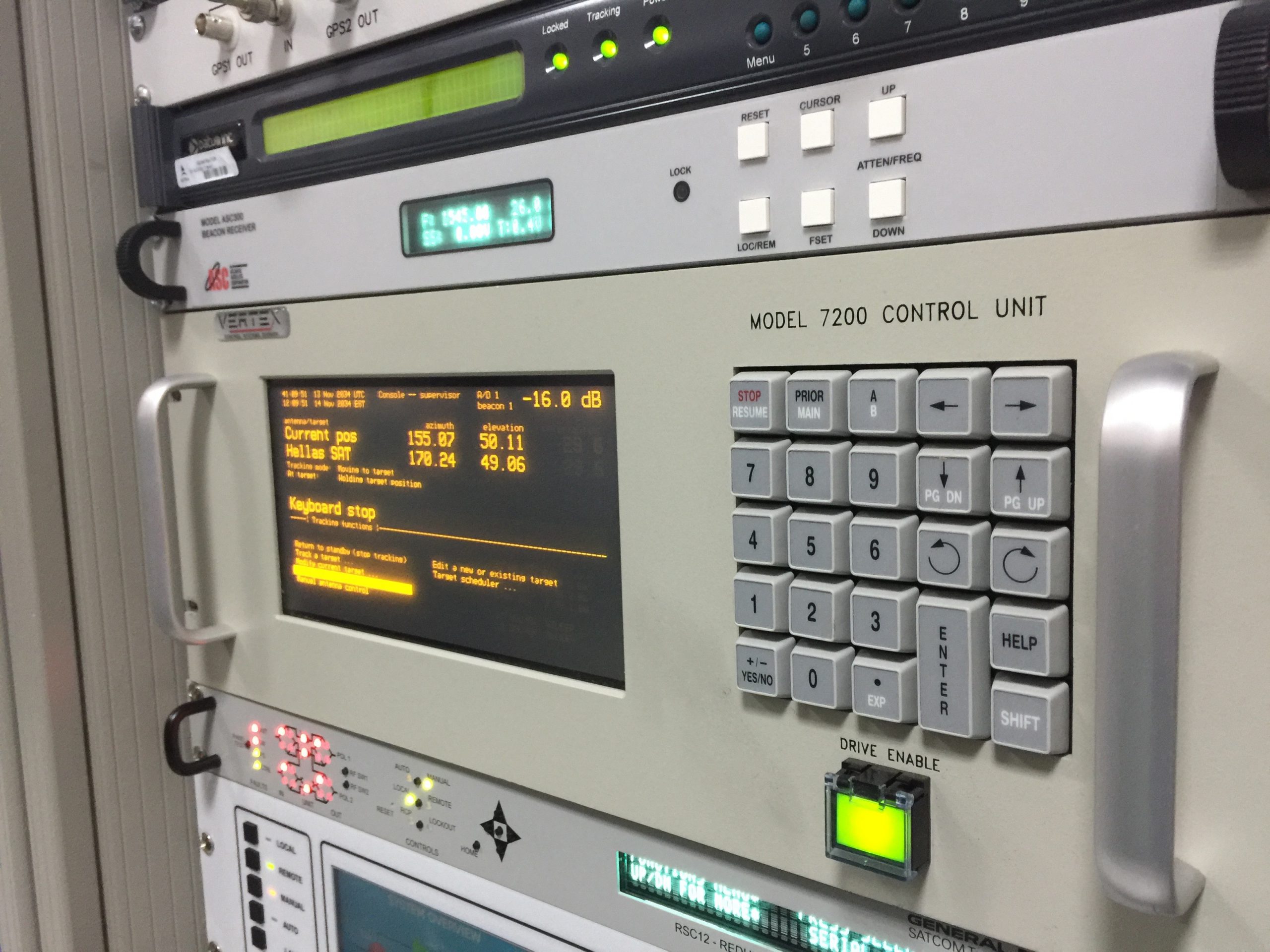 VertexRSI 7200 Antenna Controller for Earth Station Antennas