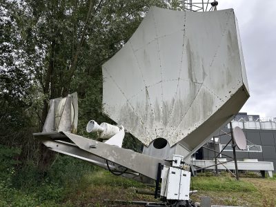 VertexRSI 3.8m Ku-band Batwing antenna