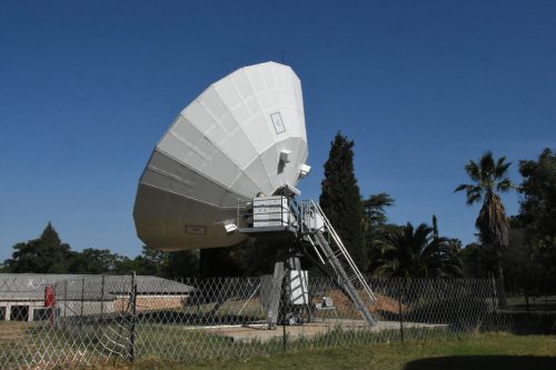 ASC Signal 9.4m Ka-band antenna (rear)