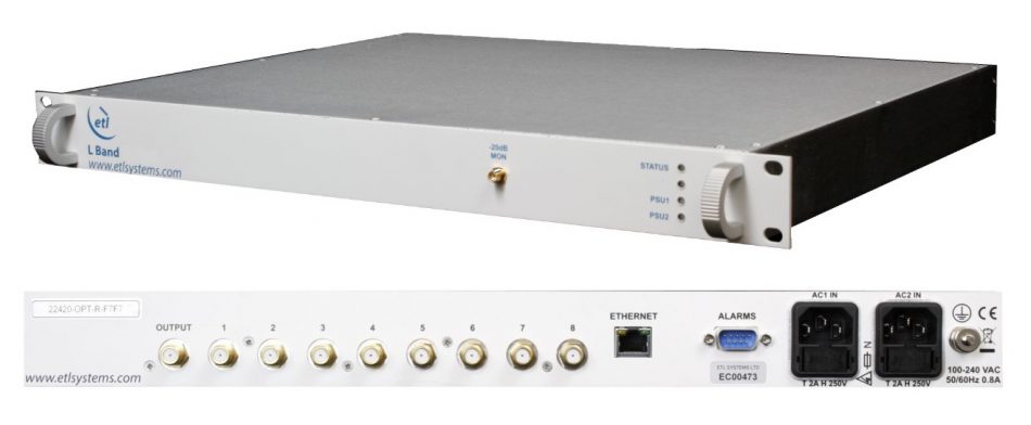 ETL Systems DEXTRA L-band 8-way Active Combiner model C0801S1ULA 