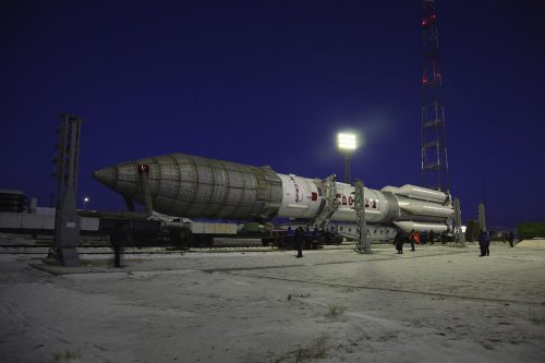 Gazprom Yamal 401 satellite on Proton launcher