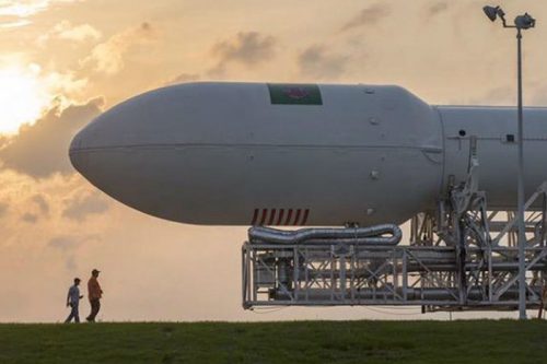TürkmenÄlem satellite on SpaceX Falcon 9 rocket1