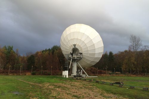 VertexRSI 11.1m C-band Earth Station Antenna with de-icing