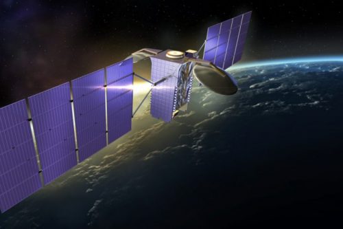 AMC-3 satellite in orbit