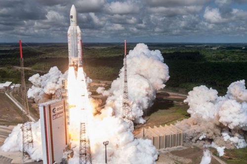 Ariane 5 lifts off