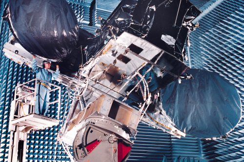 GE-1 (AMC-1) satellite under test