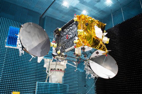 HYLAS Satellite test