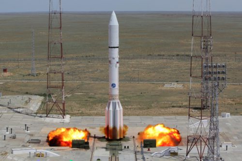 ILS Proton M launching NSS-10 satellite