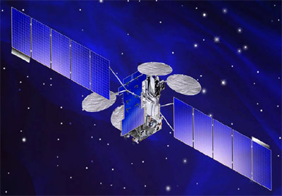 JCSAT-13 Satellite in orbit