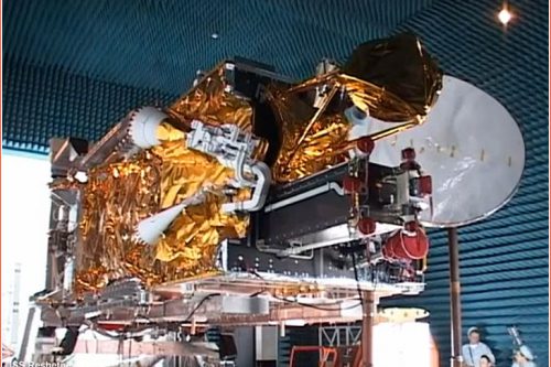 KazSat-2 satellite under construction