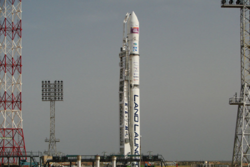 Land Launch Zenit rocket ready for launch