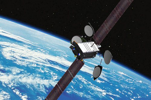 USA-281 satellite in orbit