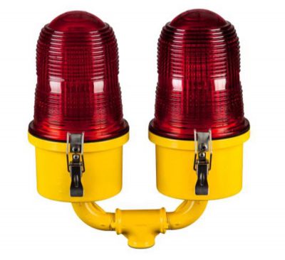 Aircraft Warning Lights (AWL) for Earth Station Antennas