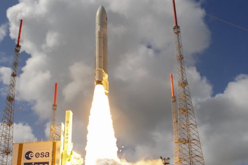 Ariane 5 launching Inmarsat-5 F5 satellite