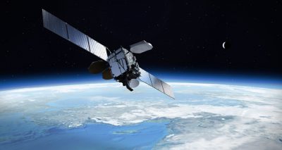 Anik F1 satellite in orbit