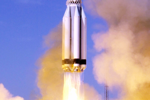 Proton K rocket launching Intelsat-903 satellite
