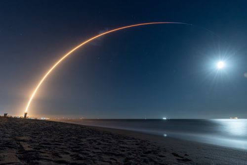 SpaceX Falcon 9 launching Amazonas Nexus
