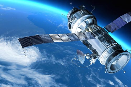 Express-AMU7 satellite in orbit