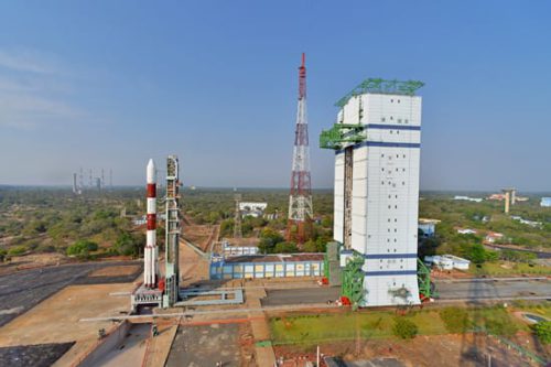 ISRO PSLV-C24 on launch pad