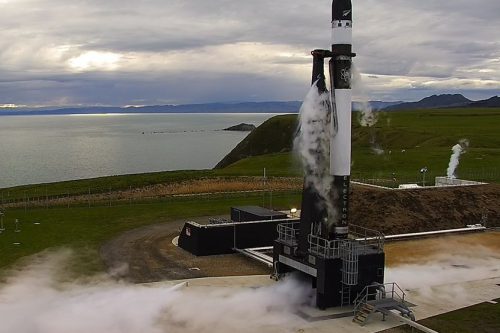 Rocket Lab launch site in New Zealand