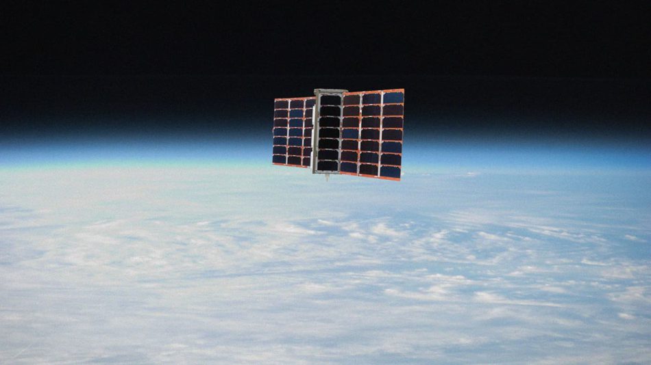 Spire Global CubeSat satellite in orbit