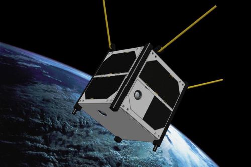 Spire Global CubeSat satellite in orbit2