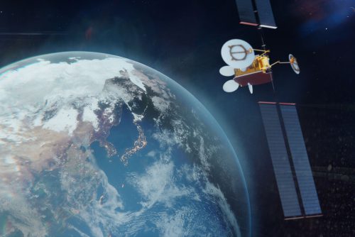 Superbird-9 satellite in orbit