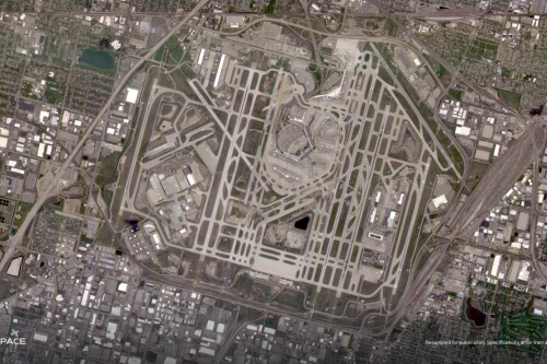 GRUS-1E image of Chicago O'Hare Airport USA