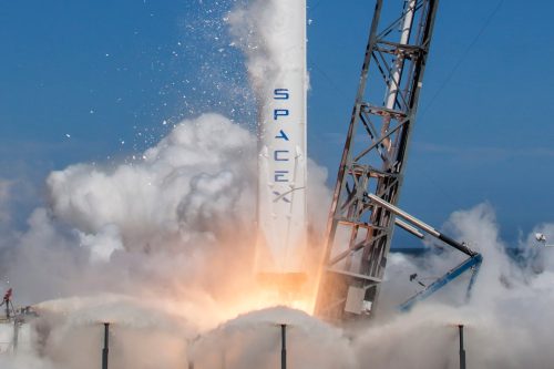 SpaceX Falcon-9 launching Micro-satellites
