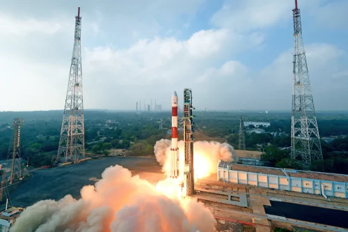 ISRO PSLV-C40 launching ICEYE-X1