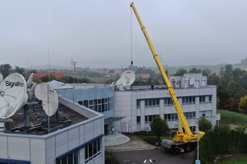 Skybrokers de-installed 17 Satellite Earth Station Antennas