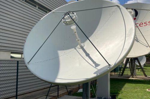 Andrew 3.7m antenna refurbsihed