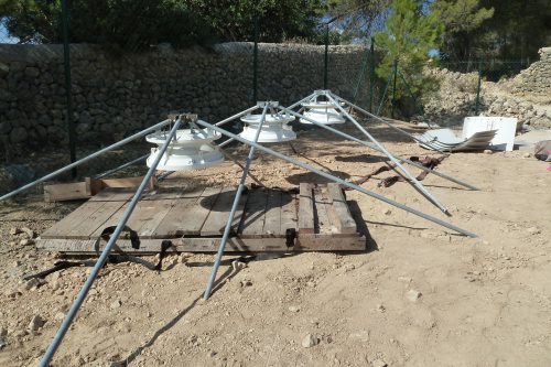 Skybrokers installed Andrew 3.7m antennas on Mallorca