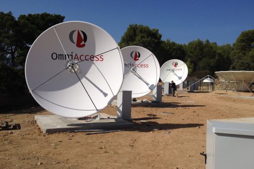Andrew 3.7m antenna at OMNIAccess