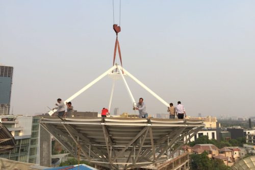 Skybrokers delivered a refurbished Satellite Antenna to DISH TV India