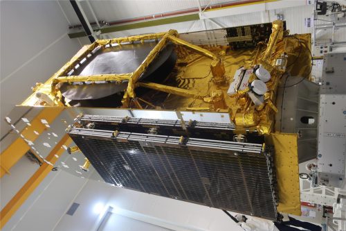Eutelsat Hotbird-13F under test at Airbus