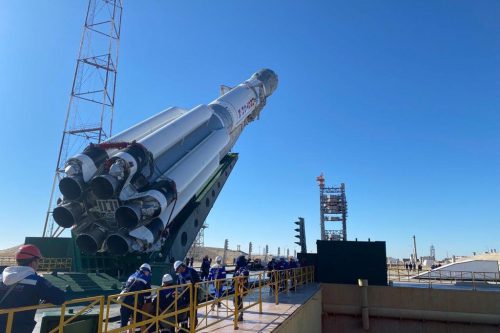 Proton M readied for launching AngoSat-2