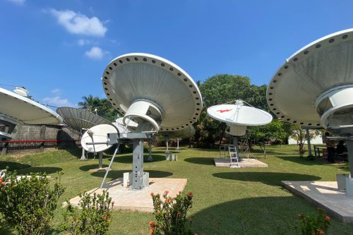 Andrew 3.7m antennas at FreeSat Sri Lanka