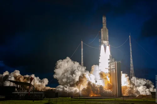 Arianespace VA257 mission with Intelsat G35 & G-36