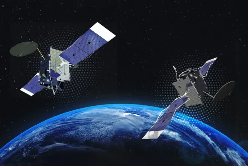 Galaxy 35 and Galaxy 36 in orbit