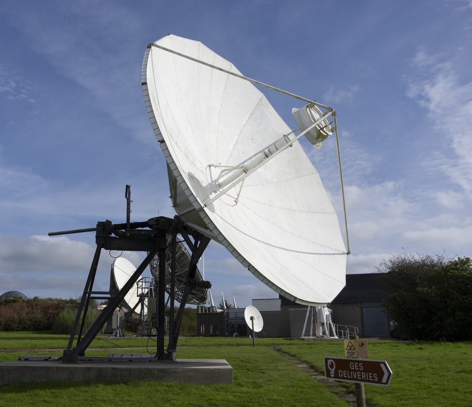 Andrew 7.3m Earth Station Antenna at Goonhilly UK
