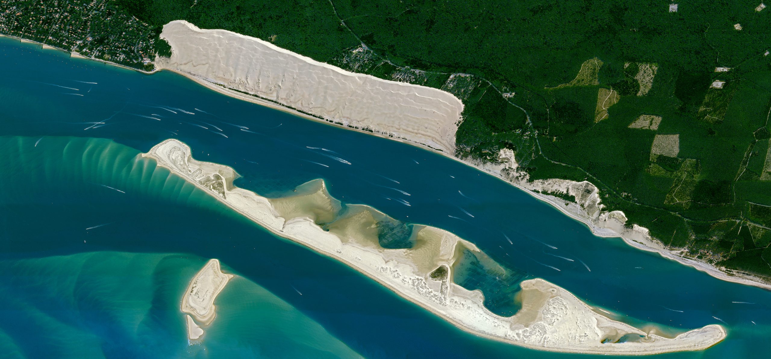 Dune du Pilat in Arcachon Bay, France captured by Pléiades Neo satellite