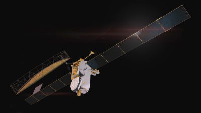 Inmarsat-6 F2 (I-6 F2) satellite in orbit