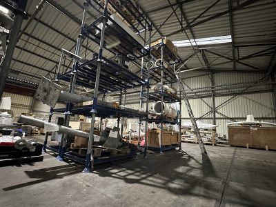 Skybrokers Antenna storage facility in the Netherlands.
