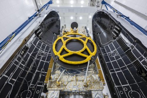 Astra 1P/SES-24 encapsulation at SpaceX