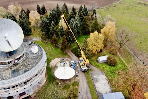 Two Andrew antennas installed in Hungary