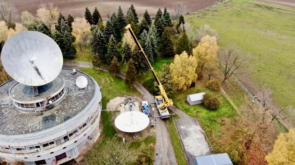 Two Andrew antennas installed in Hungary