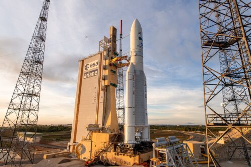 Arianespace ready for launch of the TIBA-1 satellite